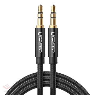 Kabel mini jack 3,5mm UGREEN AV112, AUX, 2m (czarny)