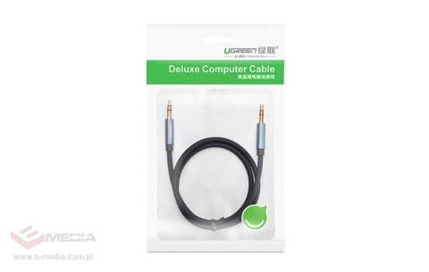 Kabel mini jack UGREEN AV122 3,5mm AUX 3m (czarny)