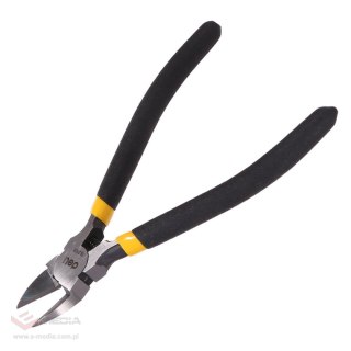 Szczypce tnące boczne Deli Tools EDL2706, 6" (czarne)