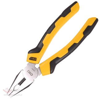 Szczypce uniwersalne (kombinerki) Deli Tools EDL2008, 8" (żółte)