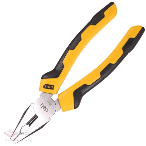 Szczypce uniwersalne (kombinerki) Deli Tools EDL2008, 8" (żółte)