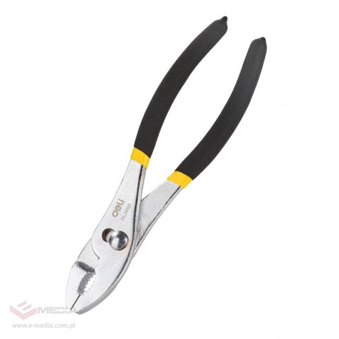 Szczypce zaciskowe Deli Tools EDL25508, 8'' (czarno-żółte)