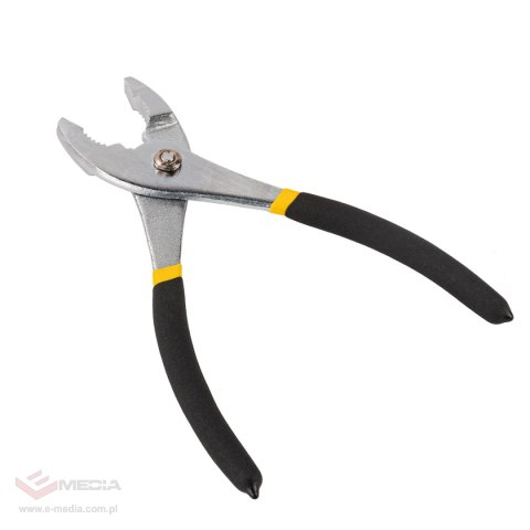 Szczypce zaciskowe Deli Tools EDL25508, 8'' (czarno-żółte)