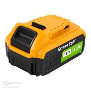 Bateria do elektronarzędzi Green Cell PTDW18V4, DeWalt XR 18V 4Ah DCB182