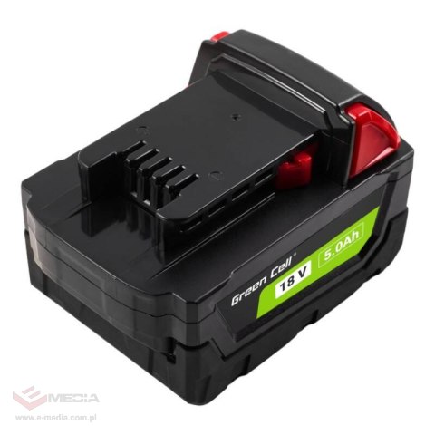 Bateria do elektronarzędzi Green Cell PTML18V5, Milwaukee M18 18V 5Ah