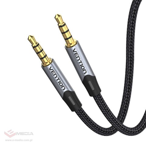 Cable Audio TRRS 3.5mm mini jack Vention BAQHG 1,5m Gray