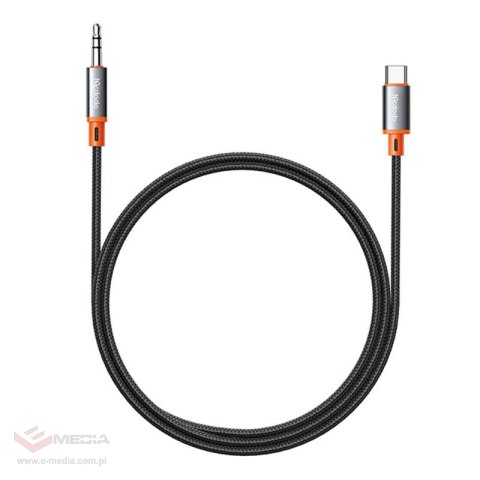 Kabel Mcdodo CA-0820 USB-C do mini jack 3.5mm AUX, 1.2m (czarny)