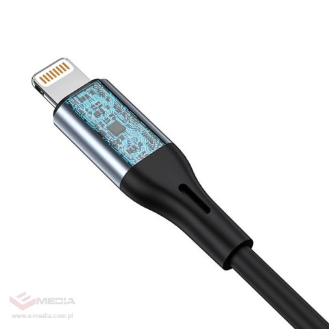 Kabel VFAN L05 Lightning do mini jack 3.5mm AUX, 1m (szary)