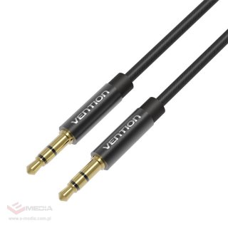 Kabel audio 3,5mm min jack Vention BAGBG 1,5m czarny