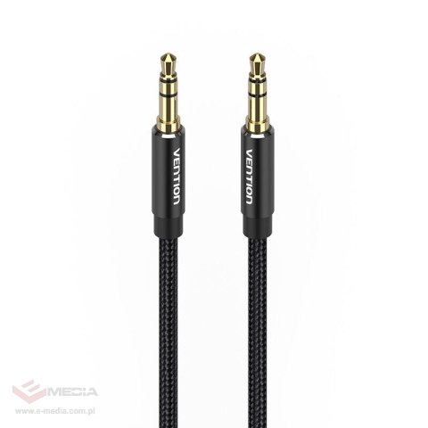 Kabel audio 3,5mm mini jack Vention BAWBD 0,5m Czarny