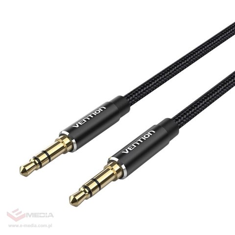 Kabel audio 3,5mm mini jack Vention BAWBD 0,5m Czarny