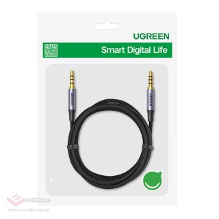 Kabel jack 3,5mm AUX UGREEN 1.5m (czarny)