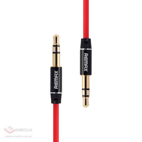 Kabel mini jack 3,5mm AUX Remax RL-L1001m (czerwony)