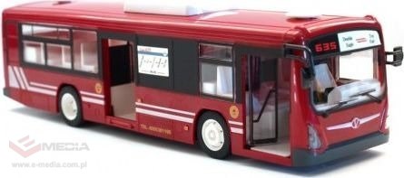 Autobus miejski zdalnie sterowany RC na pilota 1:20 Double Eagle (niebieski) E635-003