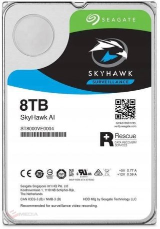 Dysk HDD Seagate SkyHawk AI ST8000VE001 8TB