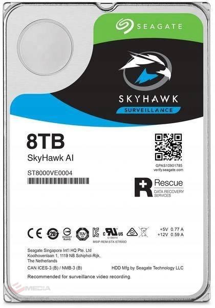 Dysk HDD Seagate SkyHawk AI ST8000VE001 8TB