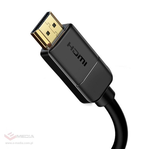 Kabel HDMI 2.0 Baseus, 4K 60Hz, 3D, HDR, 18Gbps, 1m (czarny)