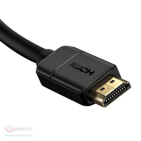 Kabel HDMI 2.0 Baseus, 4K 60Hz, 3D, HDR, 18Gbps, 2m (czarny)