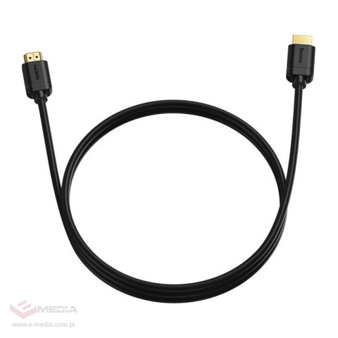 Kabel HDMI 2.0 Baseus, 4K 60Hz, 3D, HDR, 18Gbps, 2m (czarny)