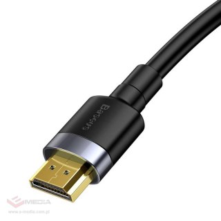 Kabel HDMI 2.0 Baseus Cafule, 4K, 3D, 5m (czarno-szary)