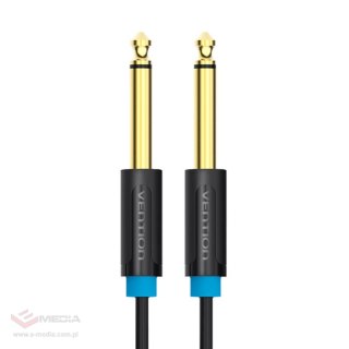 Kabel audio TS 6,35mm Vention BAABL 10m, czarny