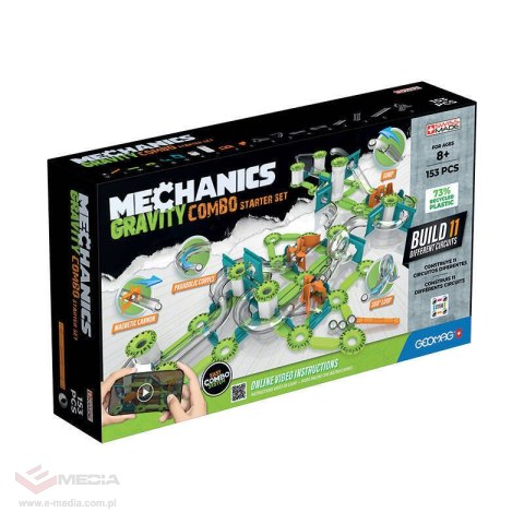 Klocki magnetyczne Mechanics Gravity RE Combo Starter Set Hero GEOMAG GEO-757