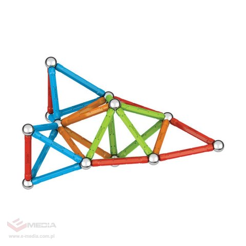 Klocki magnetyczne Supercolor RE 60 elementów GEOMAG GEO-384