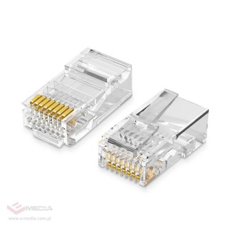 Wtyczka RJ45 UGREEN 	NW110 Ethernet, 8P/8C, Cat.5/5e, UTP (50szt.)