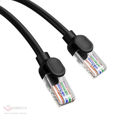 Kabel sieciowy Baseus Ethernet CAT5, 0,5m (czarny)