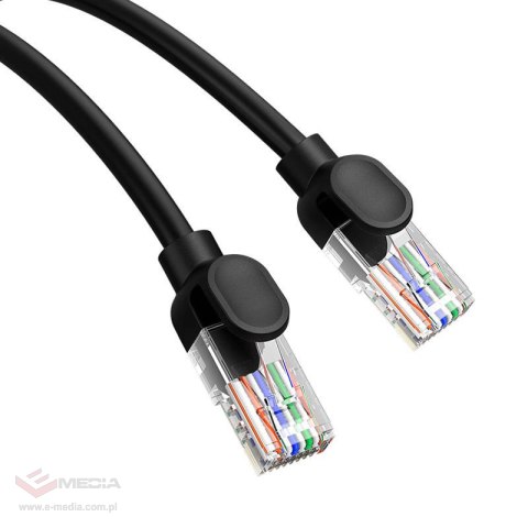 Kabel sieciowy Baseus Ethernet CAT5, 1,5m (czarny)