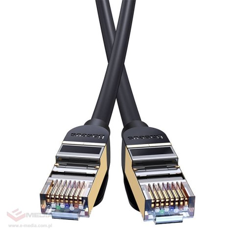 Kabel sieciowy Baseus Ethernet RJ45, 10Gbps, 15m (czarny)