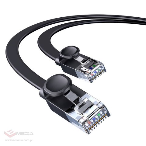 Kabel sieciowy Baseus Ethernet RJ45, 1Gb, 15m (czarny)