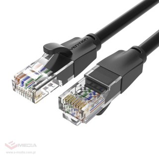 Kabel sieciowy UTP CAT6 Vention IBEBG RJ45 Ethernet 1000Mbps 1,5m czarny