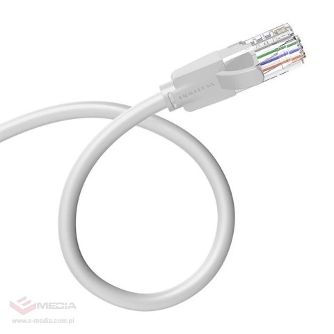 Kabel sieciowy UTP CAT6 Vention IBEHI RJ45 Ethernet 1000Mbps 3m szary