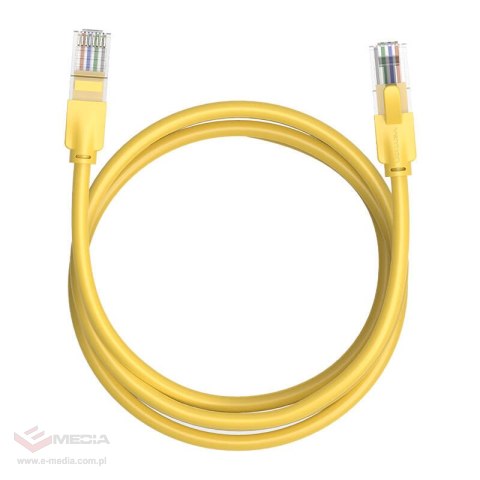 Kabel sieciowy UTP CAT6 Vention IBEYF RJ45 Ethernet 1000Mbps 1m żółty