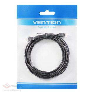 Kabel sieciowy UTP CAT6A Vention IBIBH RJ45 Ethernet 10Gbps 2m czarny typu Slim