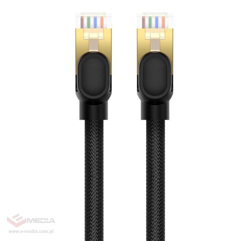 Kabel sieciowy kat. 8 Baseus Ethernet RJ45, 40Gbps, 20m (czarny)