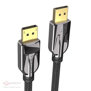 Kabel wideo 2xDisplay Port 1.4 Vention HCABF 8K 60Hz 1m (czarny)