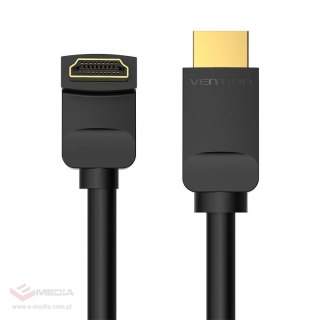 Kabel HDMI 2.0 Vention AAQBG 1,5m, kątowy 270°, 4K 60Hz (czarny)