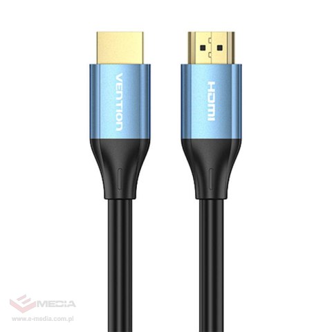 Kabel HDMI 2.0 Vention ALHSL, 10m, 4K 30Hz, 28 AWG (Niebieski)