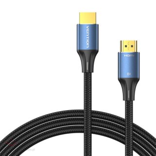 Kabel HDMI 2.1 Vention ALGLF, 1m, 8K 60Hz/ 4K 120Hz (Niebieski)