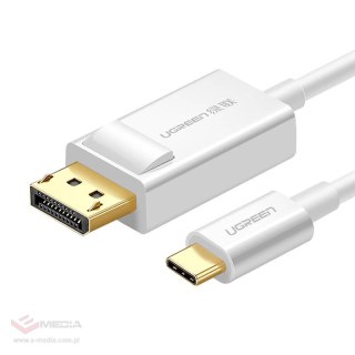 Kabel USB-C UGREEN Display Port 1,5m (biały)