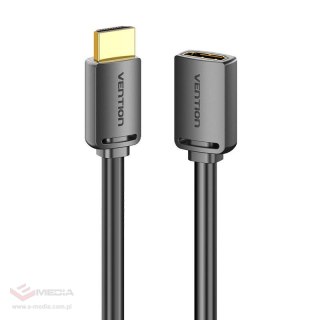 Kabel przedłużający HDMI 2.0 męski do HDMI 2.0 żeński Vention AHCBH 2m, 4K 60Hz, (czarny)