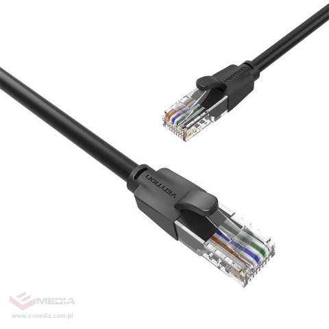 Kabel sieciowy UTP CAT6 Vention IBEBU RJ45 Ethernet 1000Mbps 35m czarny