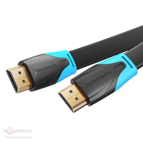 Płaski kabel HDMI Vention VAA-B02-L200 2m 4K 60Hz Czarny