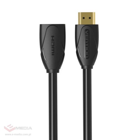 Przedłużacz HDMI Vention VAA-B06-B100 1m 4K 30Hz (Czarny)