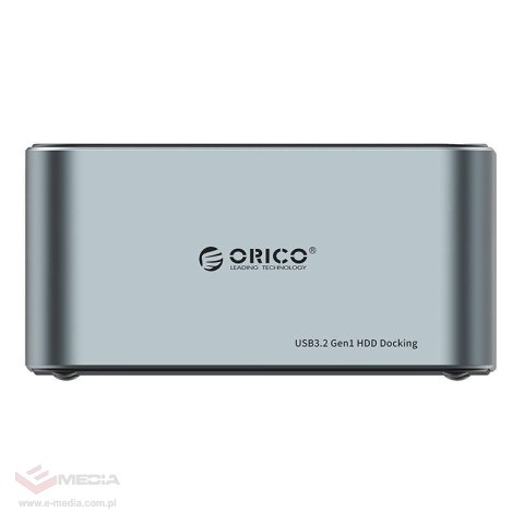 Stacja dokująca Orico do dysków HDD / SSD 2,5 / 3,5", 5Gbps, USB-C do USB-C/A z funkcją klonowania (czarna)