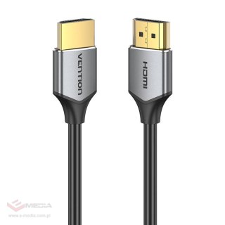 Ultra cienki kabel HDMI Vention ALEHF 1m 4K 60Hz (Szary)