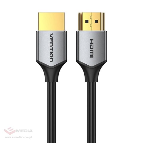 Ultra cienki kabel HDMI Vention ALEHI 3m 4K 60Hz (Szary)