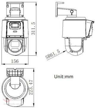 KAMERA IP HIKVISION DS-2SE3C410MWG-E/14 2.8mm